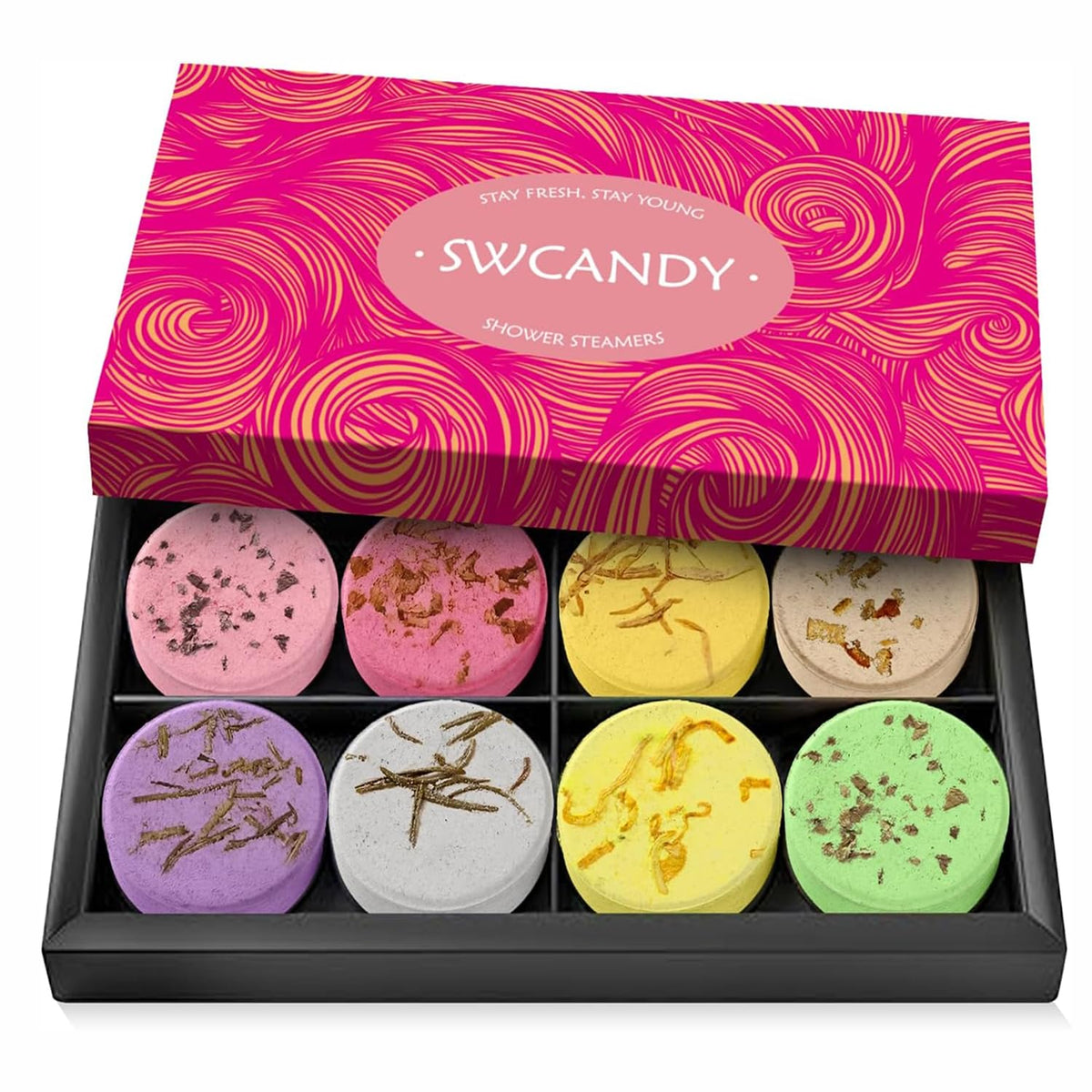 SWCANDY Shower Steamers Aromatherapy Teen Girl Gifts 8 Pcs Fruity Self Care 🍁 All In One Marketplace Canada