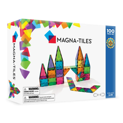 Magna-Tiles 04300 Clear Colors 100 Piece Set by Valtech since 1997 Magna Tiles