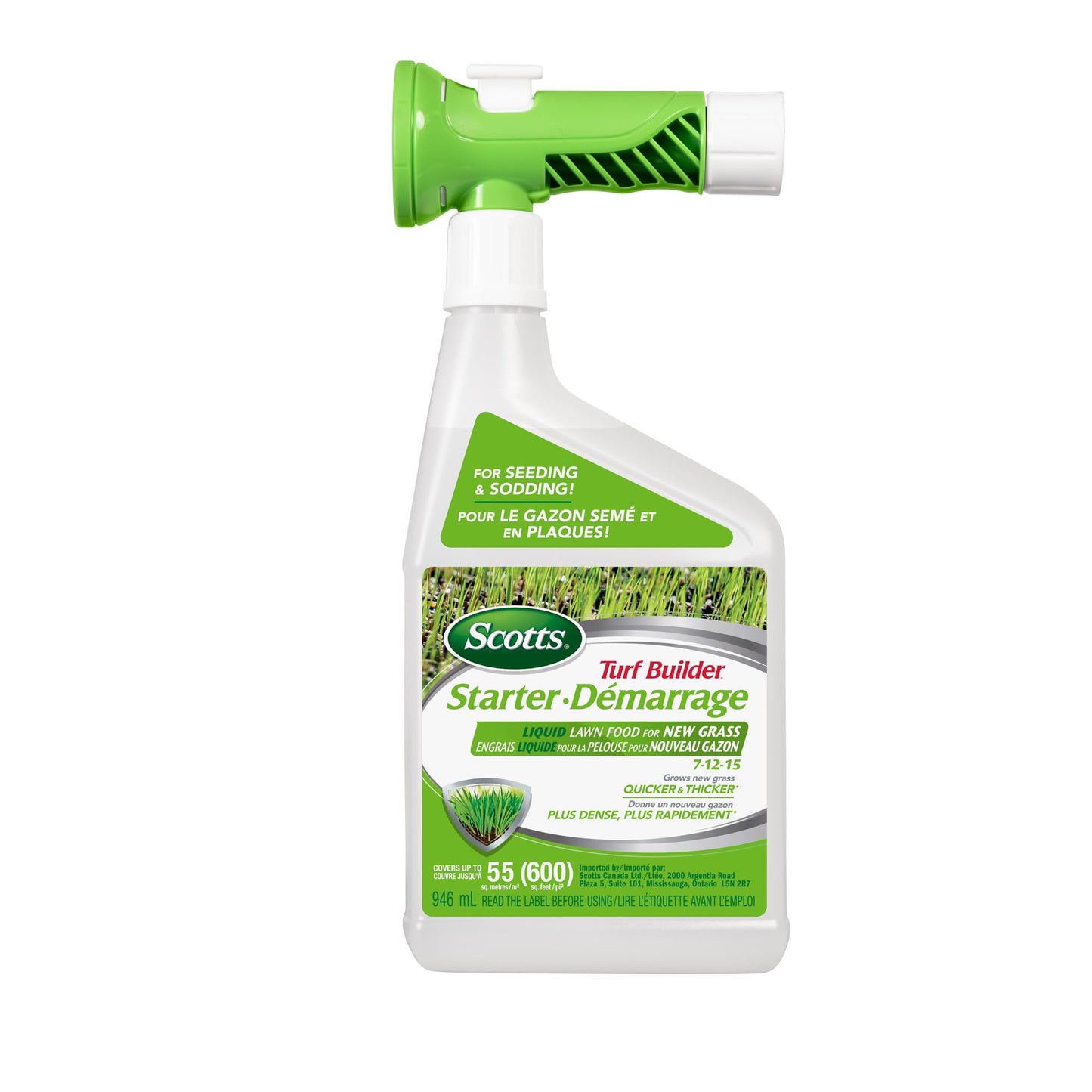 Scotts® Liquid Turf Builder® Starter Fertilizer 7-12-15 946ML/55m2 🍁 All In One Marketplace Canada