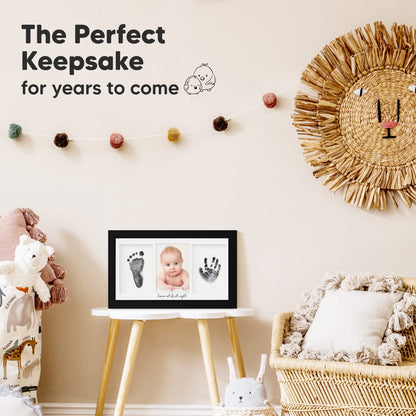 Inkless Hand and Footprint Kit, Boy Girl Newborn Keepsake (Onyx Black) 🍁 All In One Marketplace Canada