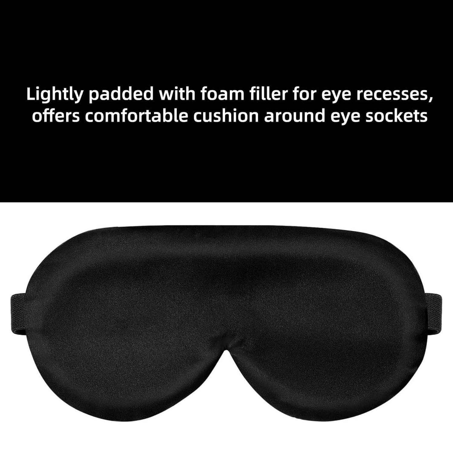 Alaska Bear Natural Silk Sleep Mask, Blindfold, Super Smooth Eye Mask (One Strap) - Available at All In One Marketplace Canada