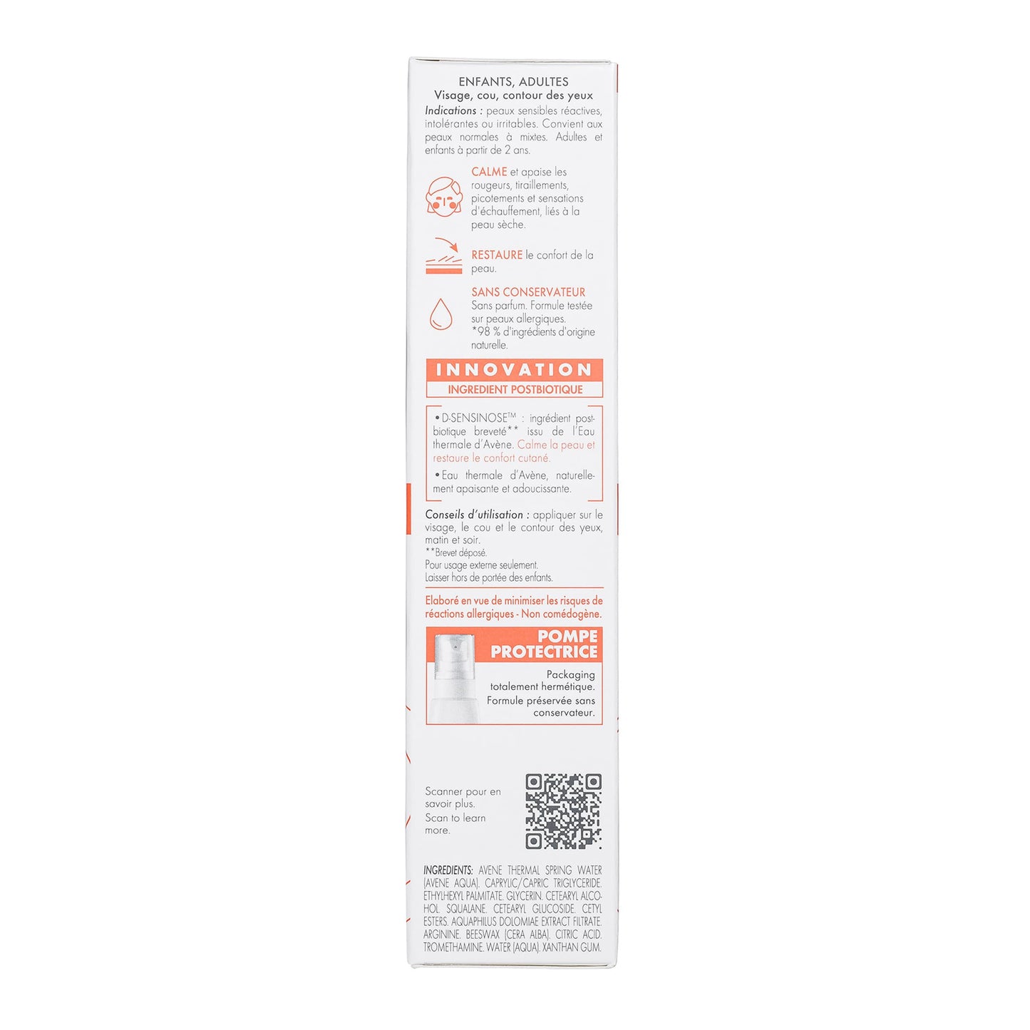 Eau Thermale Avene Tolerance Control Soothing Skin Recovery Cream, For all Hypersensitive, Reactive, Intolerant and Allergic skin, Normal to Combination skin, Tube with Sterile Cosmetic pump, Day Cream, 40 ml - Available at All In One Marketplace Canada