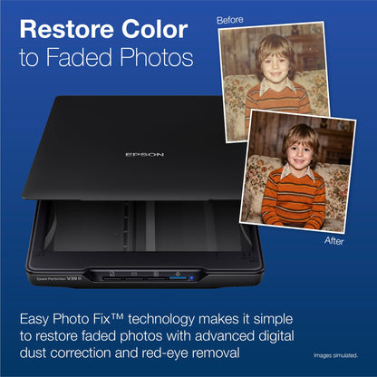 Epson Perfection V39 II Flatbed Photo Scanner 4800 dpi Optical Resolution
