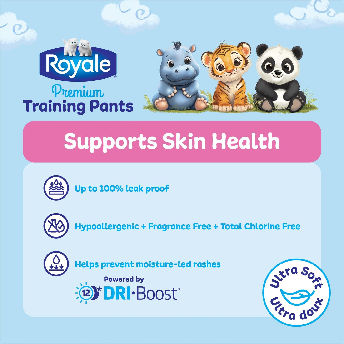 Royale Premium Training Pants, Size Medium, 2T-3T (Up to 34 lbs), 111 Count, Disposable Training Pants (Packaging may vary) 🍁 All In One Marketplace Canada