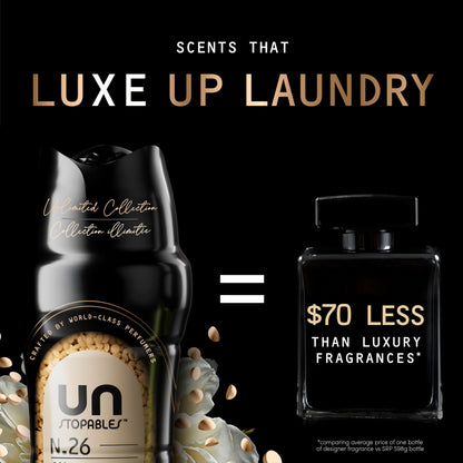 Downy Unstopables Unlimited Collection In-Wash Laundry Scent Booster Beads, No. 26, Fine Fragrance, Long-Lasting Fresh Scent Beads, 751 g