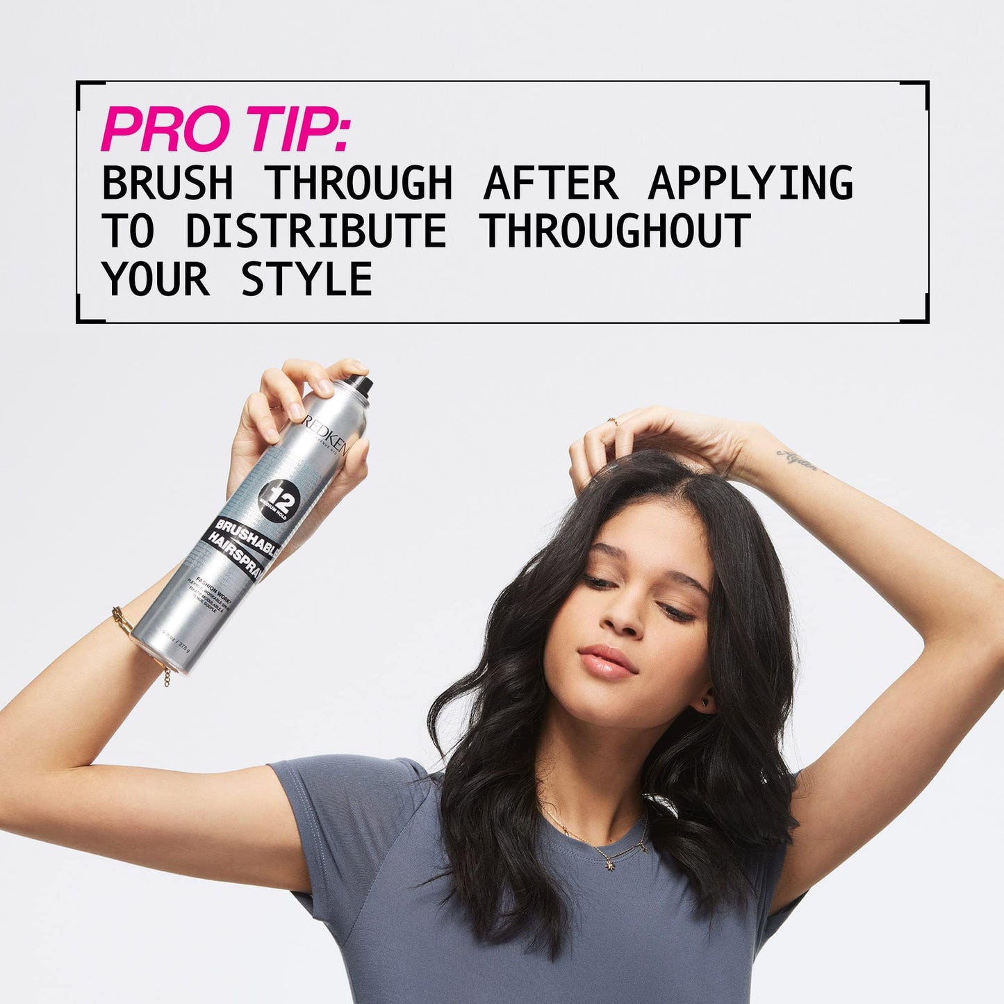 Redken Brushable Hairspray 12, Flexible Medium Hold, 278g Redken