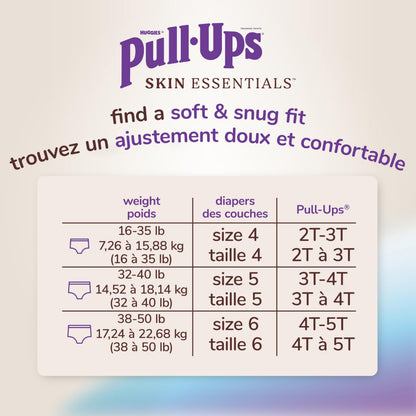 Pull-Ups Boys' Skin Essentials Potty Training Pants, 4T-5T, 46 Count 🍁 All In One Marketplace Canada