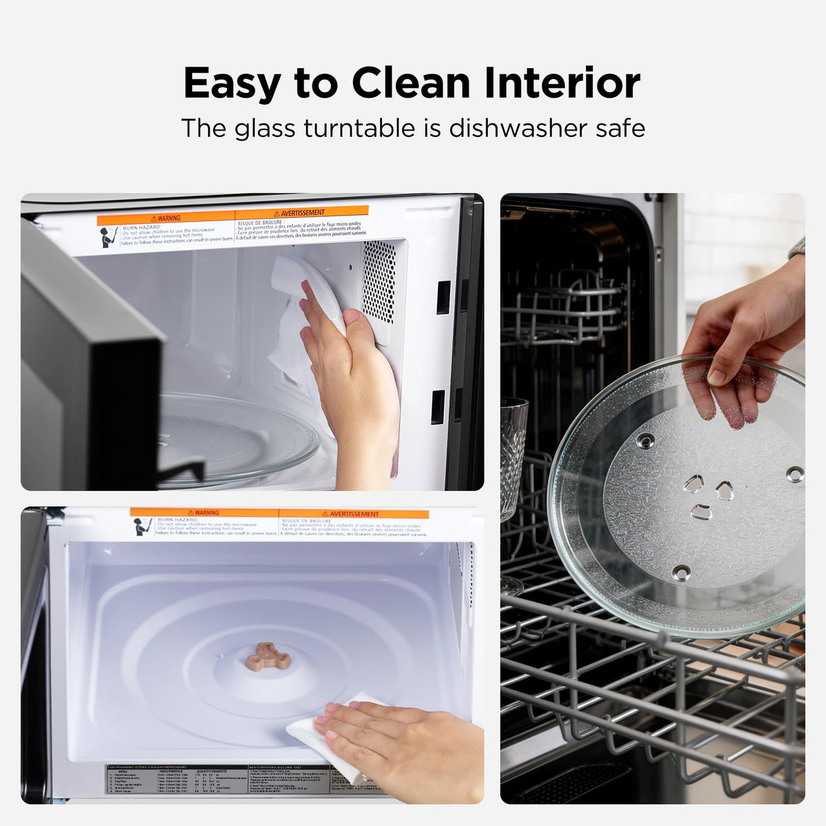 BLACK+DECKER Microwave Oven, 1.1 Cu.ft, 900W Countertop Microwave, Black