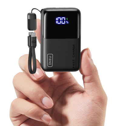 INIU Power Bank, Smallest Portable Charger 10000mAh, 45W Fast Charging Mini Battery Pack with Detachable USB-C Cable, Flight-Safe Travel Powerbank for iPhone 17 16 15 Pro Max, Samsung S26, iPad, etc - Available at All In One Marketplace Canada