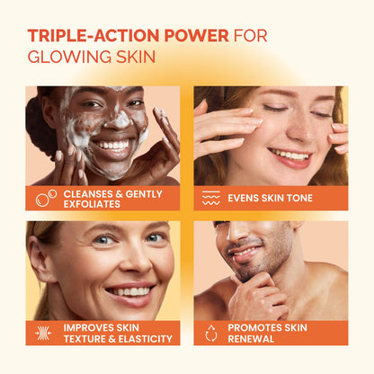 PLANTIFIQUE Kojic Acid Soap for Hyperpigmentation, Lab Tested - Turmeric Soap 2 Bars with Hyaluronic Acid, Collagen, Vitamin C for Dark Spots - Face Wash, 160g / 5.64 oz