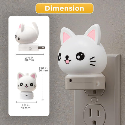 L LOHAS LED Plug in Night Light for Kids, RGB Cat Nightlight 🍁 All In One Marketplace Canada
