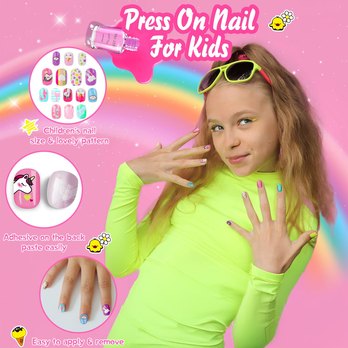 Amagoing Kids Nail Polish Set for Girls, Girls Nail Kit Ages 7-12 with Nail Dryer, Quick-Dry Nail Polish, Nail Art Pens, Press on Nail, Makeup Bag, Spa Manicures Birthday Christmas Gift Toy 6 7 8 9 10 11 Years Old 🍁 All In One Marketplace Canada