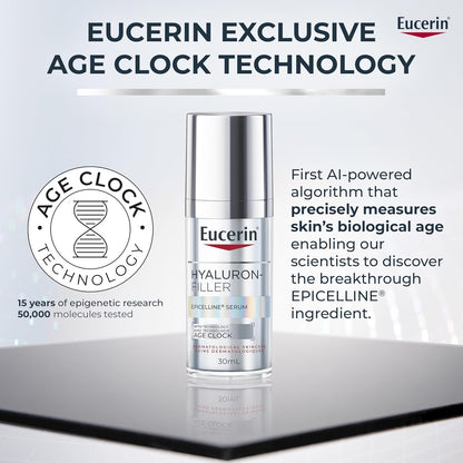 Eucerin Anti Wrinkle Epicelline Hyaluronic Acid Serum for Face, Anti Aging Face Serum for Women Visibly Rejuvenates the Look of Skin, All Skin Types, 30mL Bottle - Available at All In One Marketplace Canada