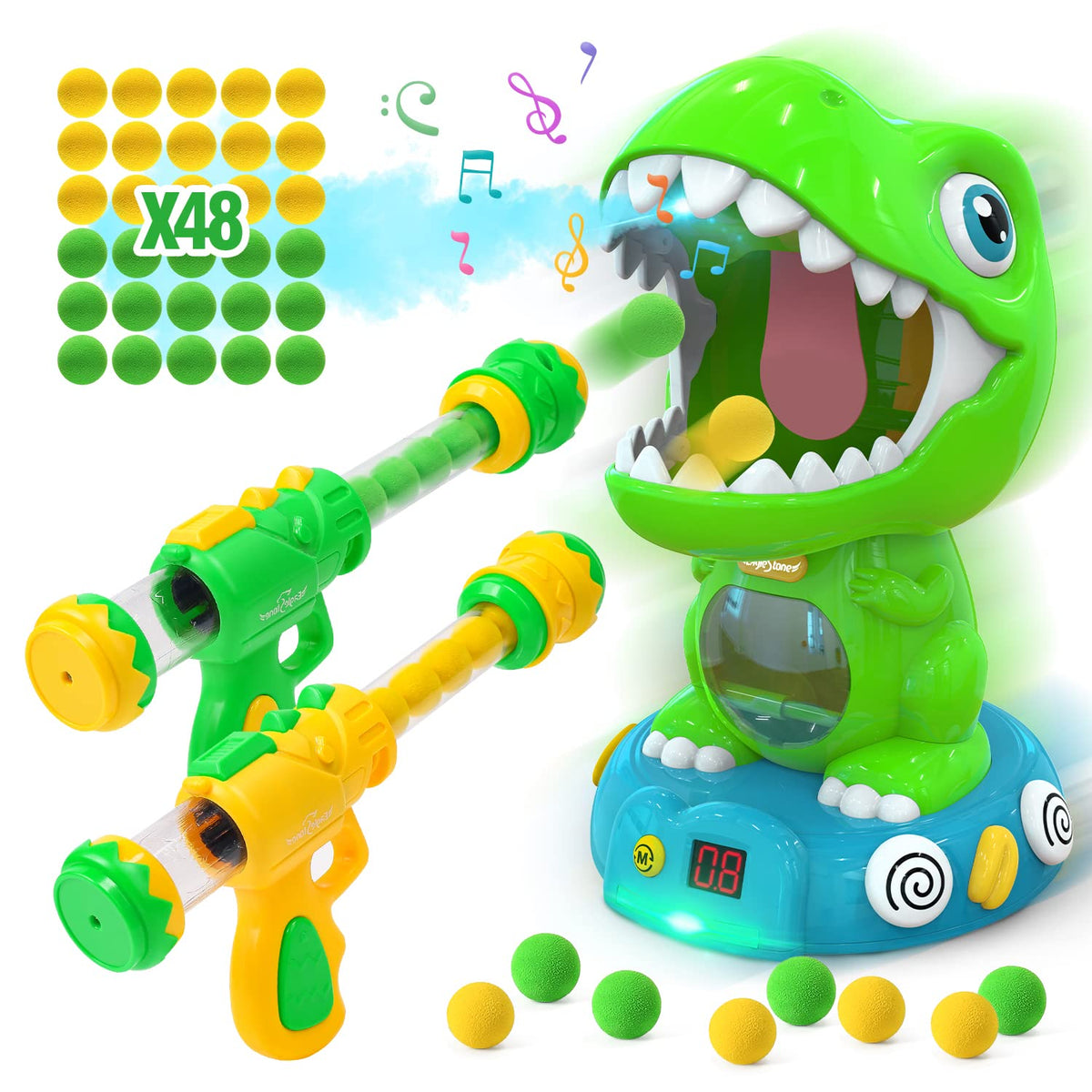 EagleStone Movable Dinosaur Shooting Toys for Kids with Spray, Score, Sound 🍁 All In One Marketplace Canada