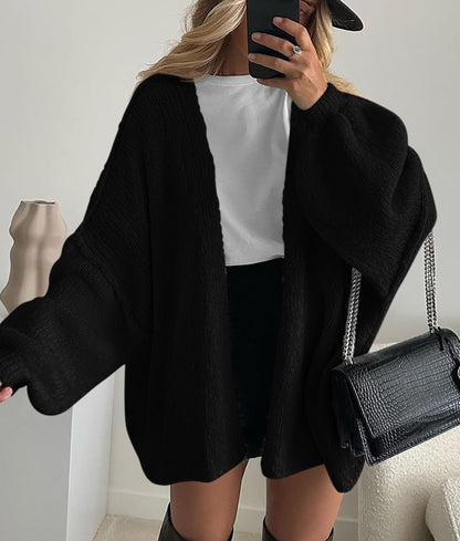 PRETTYGARDEN Womens Open Front Oversized Cardigan Sweaters Black 🍁 All In One Marketplace Canada