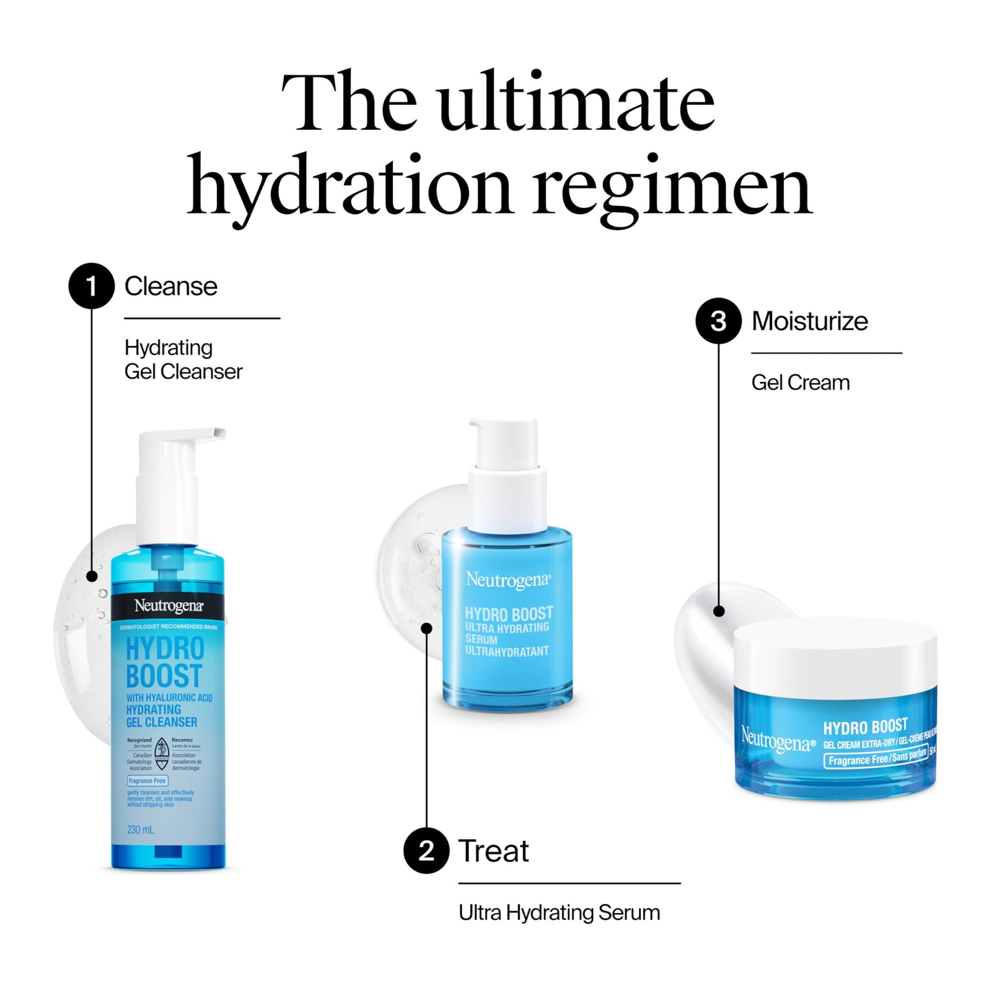 Neutrogena Fragrance Free Hydro Boost Gel Cream for Extra Dry Skin, Hyaluronic Acid Face Moisturizer for Extra-Dry Skin, Sensitive & Acne-Prone Skin Provides Long Lasting Hydration, Non-Comedogenic, 50ml