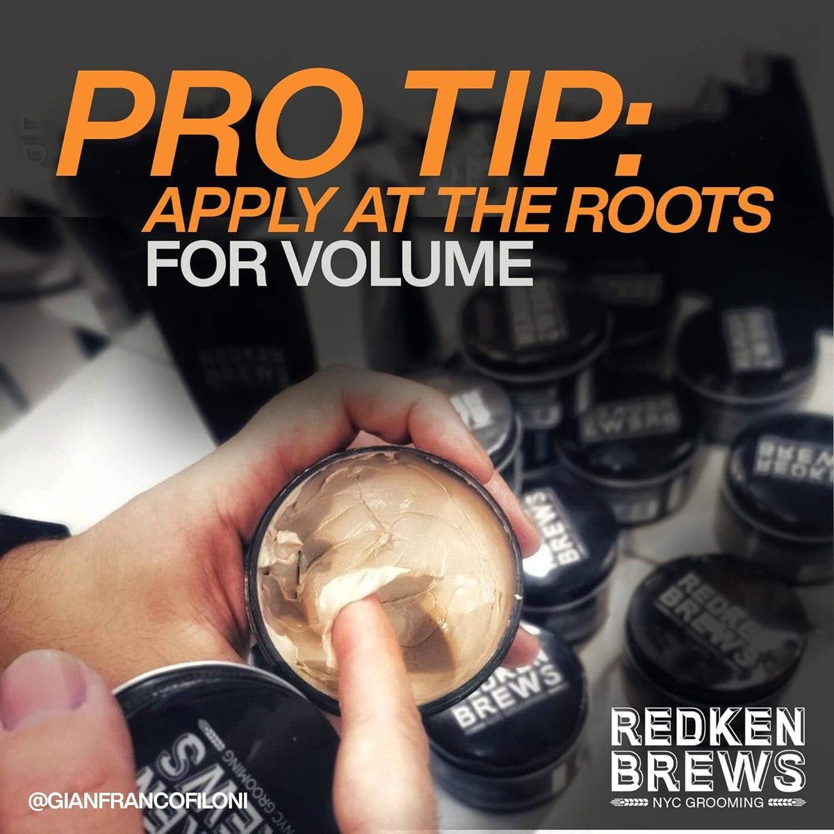 Redken Brews Styling Clay Pomade for Men, 100mL