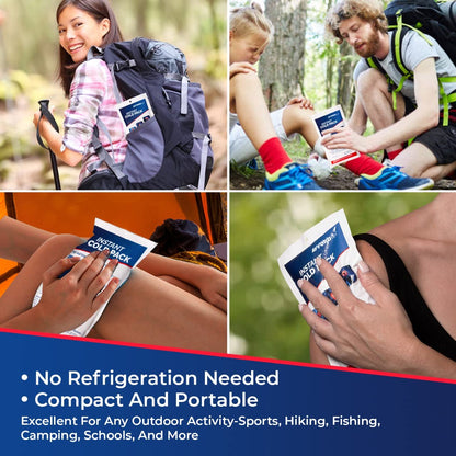 36 Instant cooler Ice pack- Ice packs Large (7.5 x 4.5 Inches) - Ready to use – Ideal for Injuries, Inflammation, Sprains, Strains,Pain relief - Available at All In One Marketplace Canada