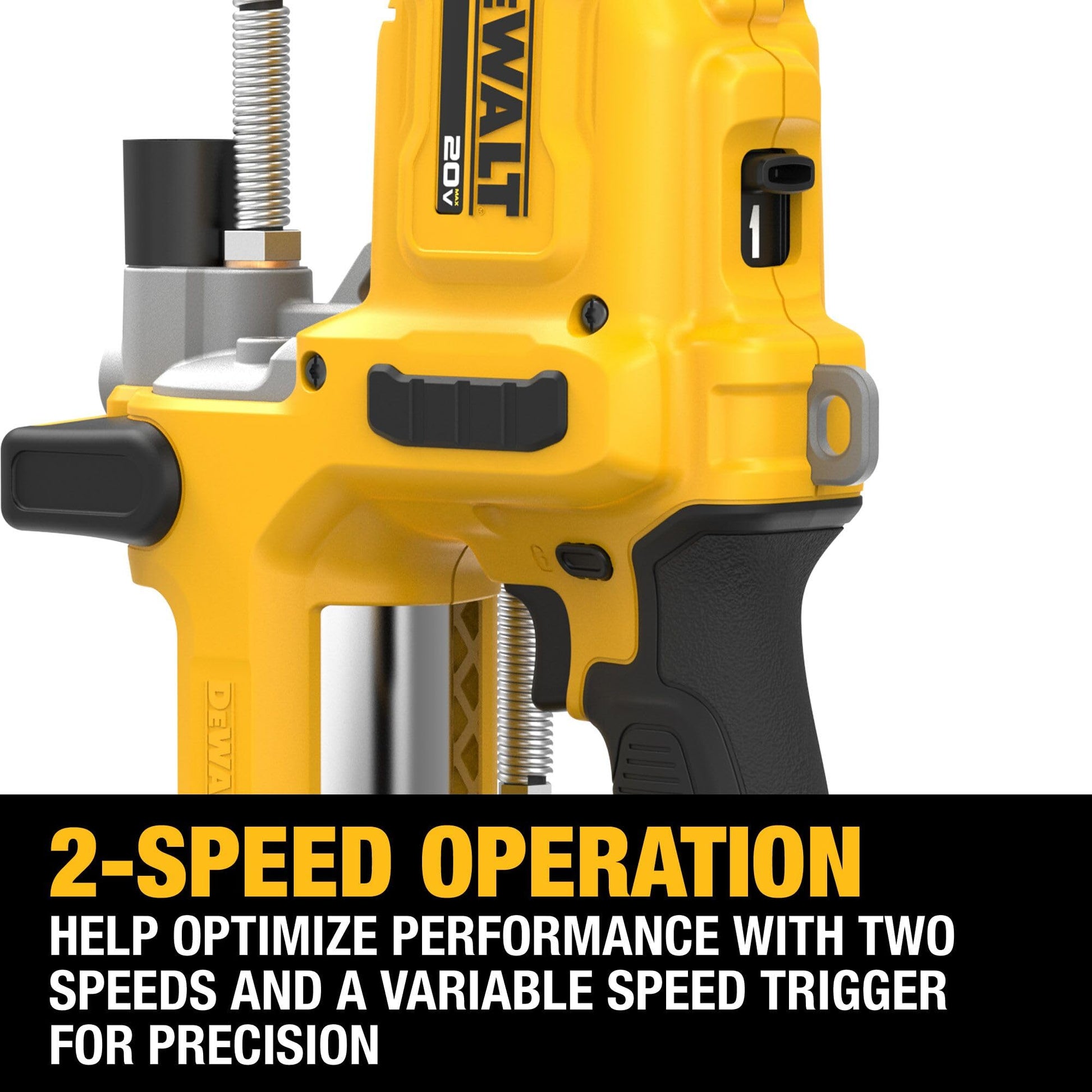 20V MAX Cordless 10,000 PSI Variable 2-Speed Grease Gun Kit (DCGG581B) DEWALT