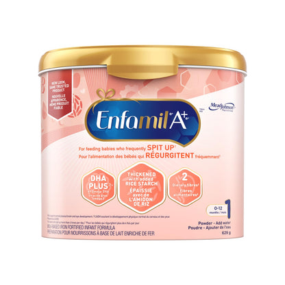 Enfamil A+ Frequent Spit Up Baby Formula Powder, 629g Tub