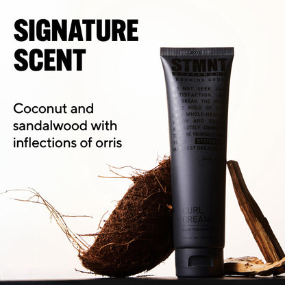 STMNT Grooming Goods Curl Cream, Enhances and Defines Curly Hair, Curly Hair Product for Men or Women, 150mL - Available at All In One Marketplace Canada