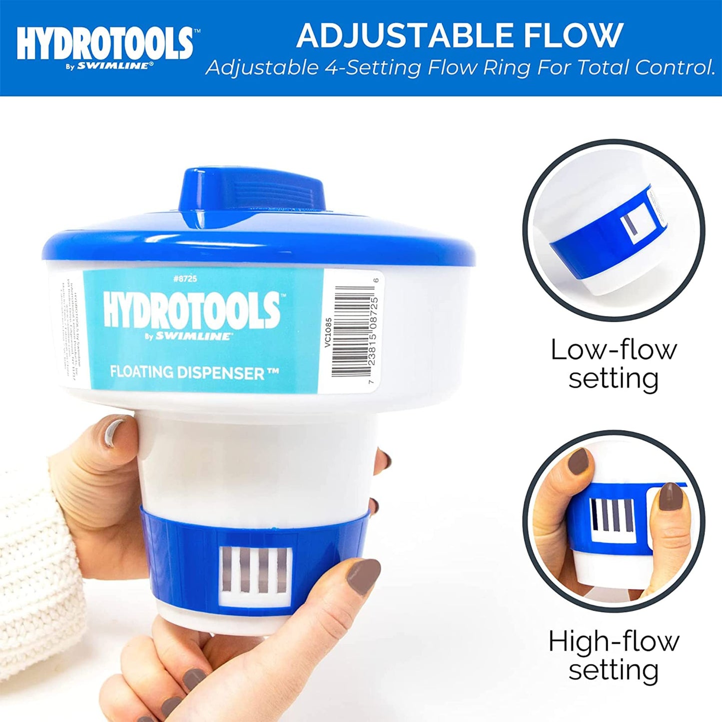 Solstice by International Leisure Products Hydro Tools 8725 Adjustable Floating Pool Dispenser