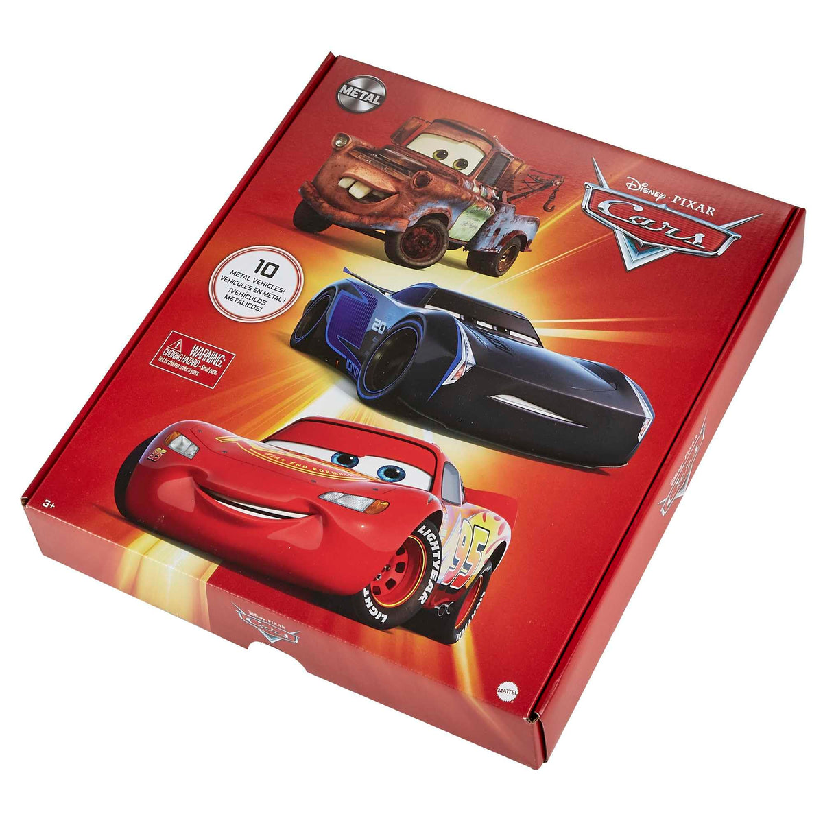Mattel Disney Pixar Cars Die-Cast Mini Racers 10-Pack Vehicles, Miniature Racecar Toys For Racing, Small, Portable, Collectible Automobile Toys Based on Cars Movies, For Kids Age 3 and Up