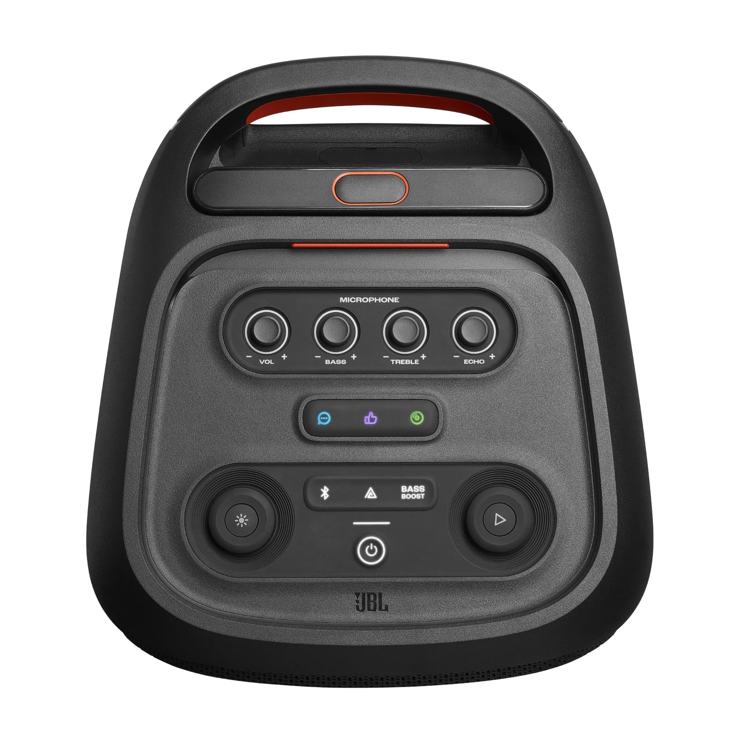 JBL PartyBox Stage 320 - Portable Party Speaker with Telescopic Handle & Wide, Sturdy Wheels, Powerful JBL Pro Sound, Futuristic lightshow, Up to 18 Hours of Play time, Splash Proof JBL