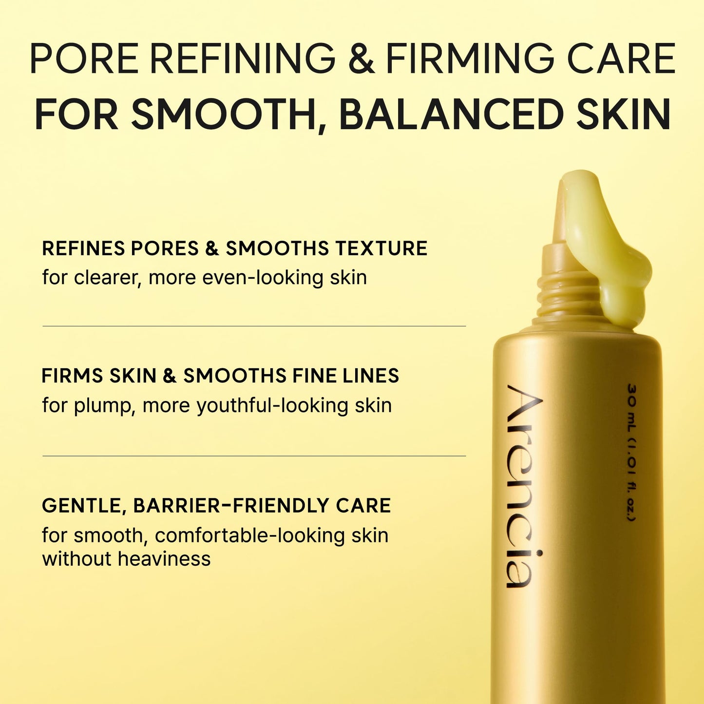 Arencia Retinal Booster Shot Serum, Firming Advanced Night Serum with Caffeine and Ectoin for Mature Skin, Pore Minimizing, WFine Lines & Wrinkles, Korean Skincare 30ml