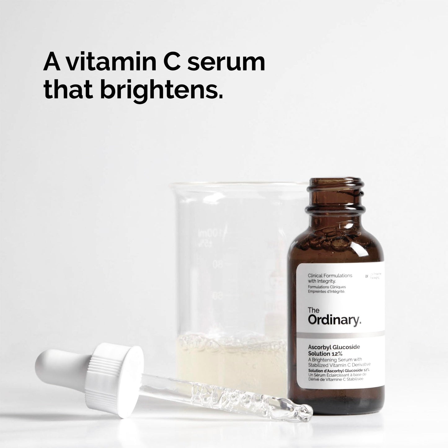 The Ordinary Ascorbyl Glucoside Solution 12%, Vitamin C Serum for Even Skin Tone and Antioxidant Protection, 30 ml - Available at All In One Marketplace Canada