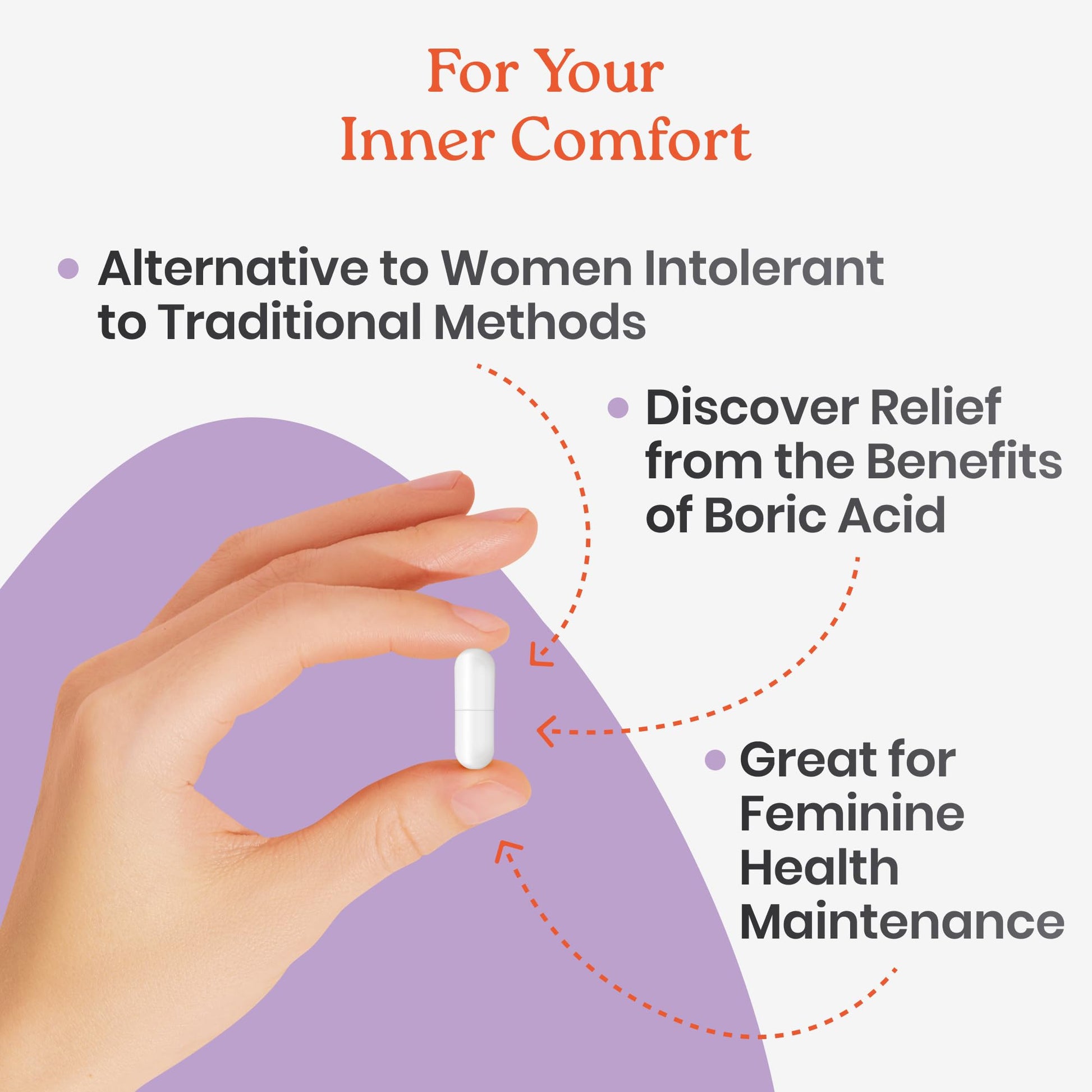 NewLife Naturals - Medical Grade Boric Acid Vaginal Suppositories - 600mg - 100% Pure Womens pH Balance Pills - Yeast Infection & Bacterial Vaginosis - 30 Capsules: Made in USA - Available at All In One Marketplace Canada