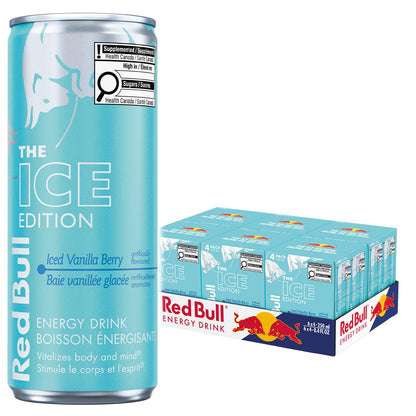 Red Bull Energy Drink, Iced Vanilla Berry, 250ml (24 pack) Red Bull