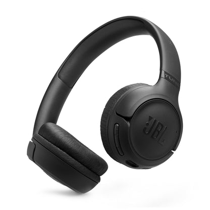 JBL Tune 530BT - Wireless on-Ear Bluetooth® Headphones with JBL Pure Bass Sound, JBL App, 2 beamforming mics, Multi-Point Connection, Up to 76 Hours of Battery Life - Black
