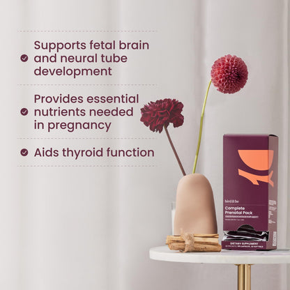 Complete Prenatal Pack – Prenatal Vitamins with Iron, Methylated Folate, DHA (Omega-3), Choline, Iodine and Essential Nutrients – Supports Early Fetal Development and Maternal Health – 30-Day Supply - Available at All In One Marketplace Canada