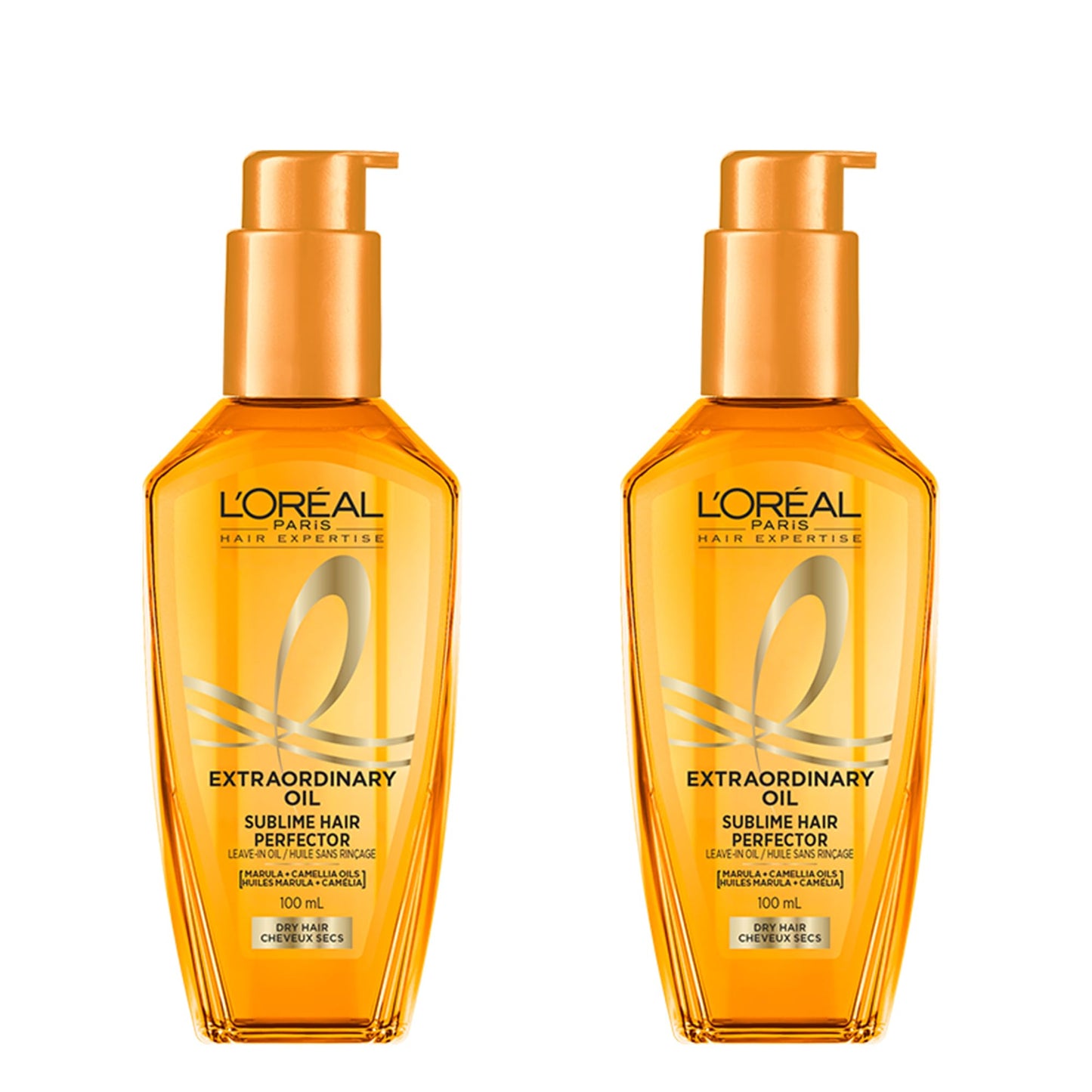 L'Oréal Paris Hair Expertise Extraordinary Oil Sublime Hair Perfector, Hair Serum, Pack of 2, 200ml L'Oreal Paris