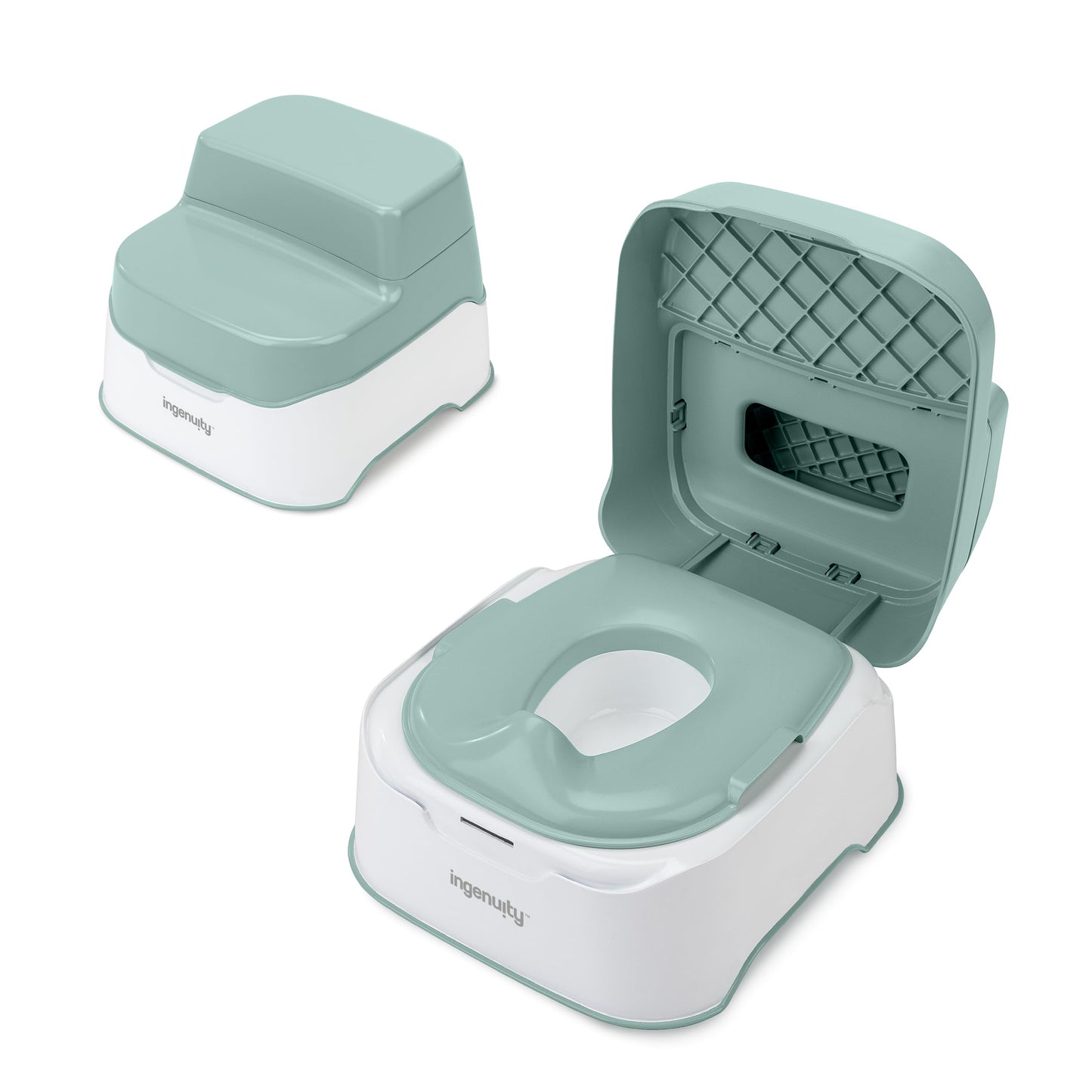 Ingenuity Prepare to Potty 3-in-1 System - Potty, Topper, Step Stool, Easy Setup, For Ages 18 Months+ 🍁 All In One Marketplace Canada