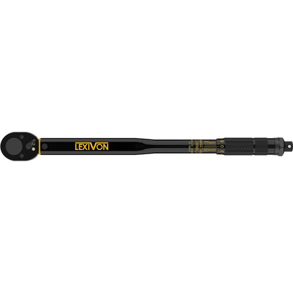 LEXIVON Torque Wrench 1/2-Inch Drive Click 10~150 Ft-Lb/13.6~203.5 Nm (LX-183)
