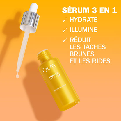 Olay Vitamin C + Peptide 24 Serum, 40 mL [Packaging May Vary]