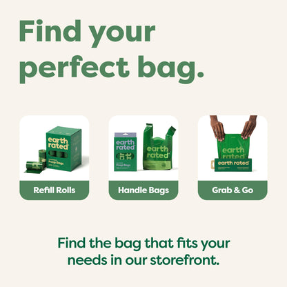 Earth Rated (A Canadian Company), Dog Poop Bags Value Pack, Leak-Proof and Extra-Thick Pet Waste Bag for Big and Small Dogs, Refill Rolls, Lavender Scented, 600 Count