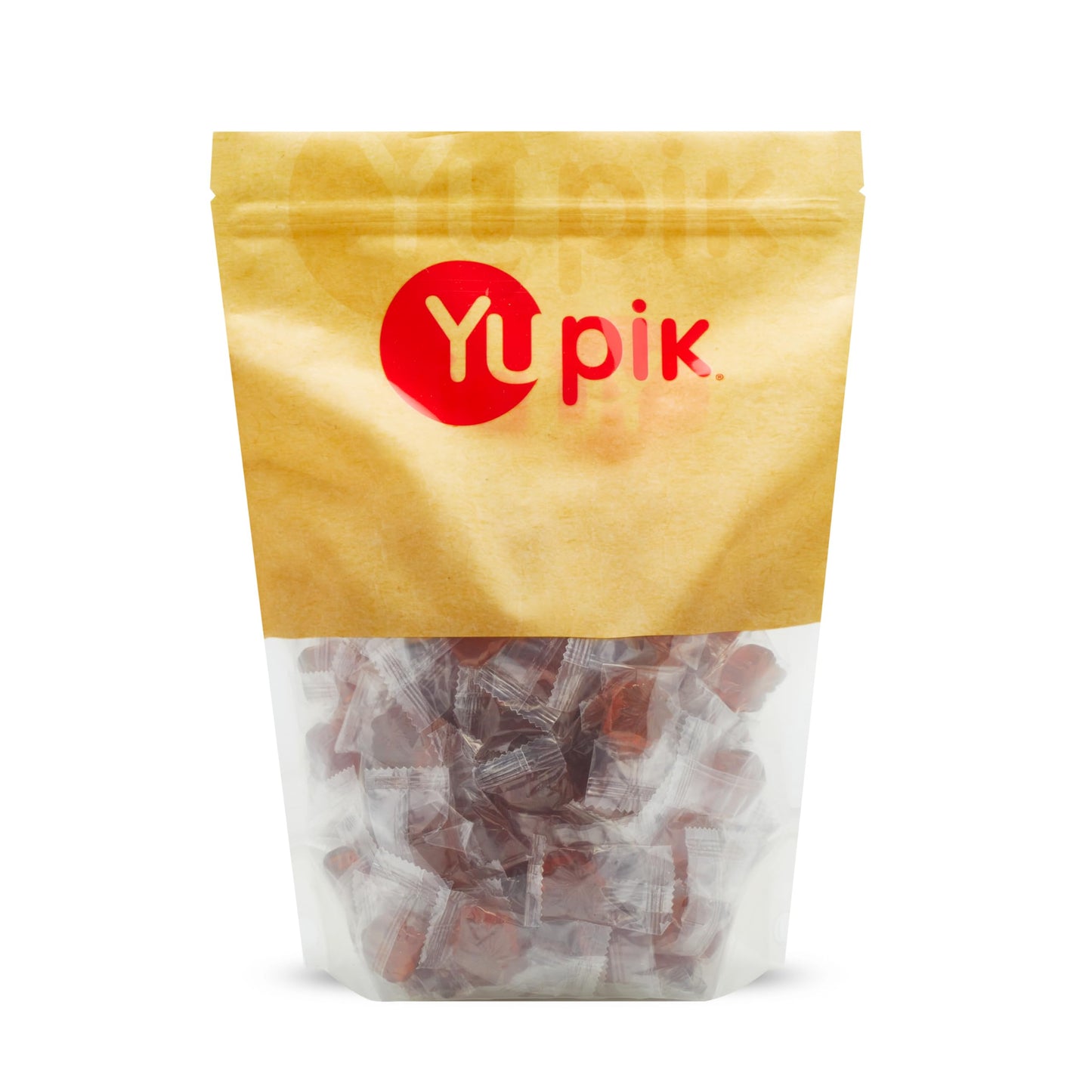 Yupik Pure Maple Syrup Hard Candies – Maple Leaf Shaped, 1 kg, Individually Wrapped, Canadian Made