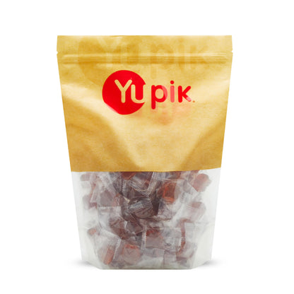 Yupik Pure Maple Syrup Hard Candies – Maple Leaf Shaped, 1 kg, Individually Wrapped, Canadian Made
