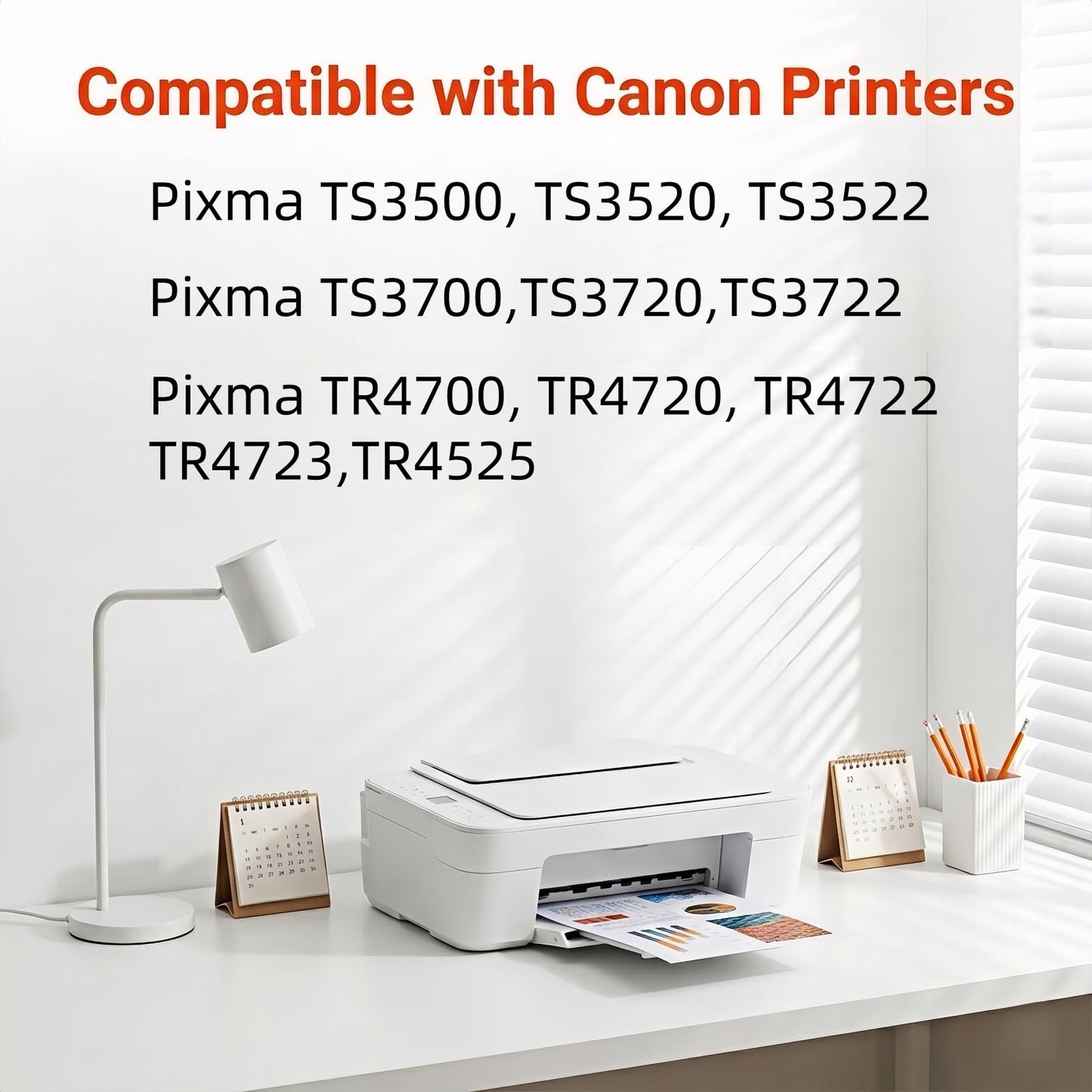 275XL Black Ink Cartridge Replacement for Canon Ink 275 275XL Black PG-275 PG-275XL Works for Canon PIXMA TR4720 TS3720 TS3500 TS3522 TS3520 TS3722 TR4700 TR4722 TR4723(2 Black)