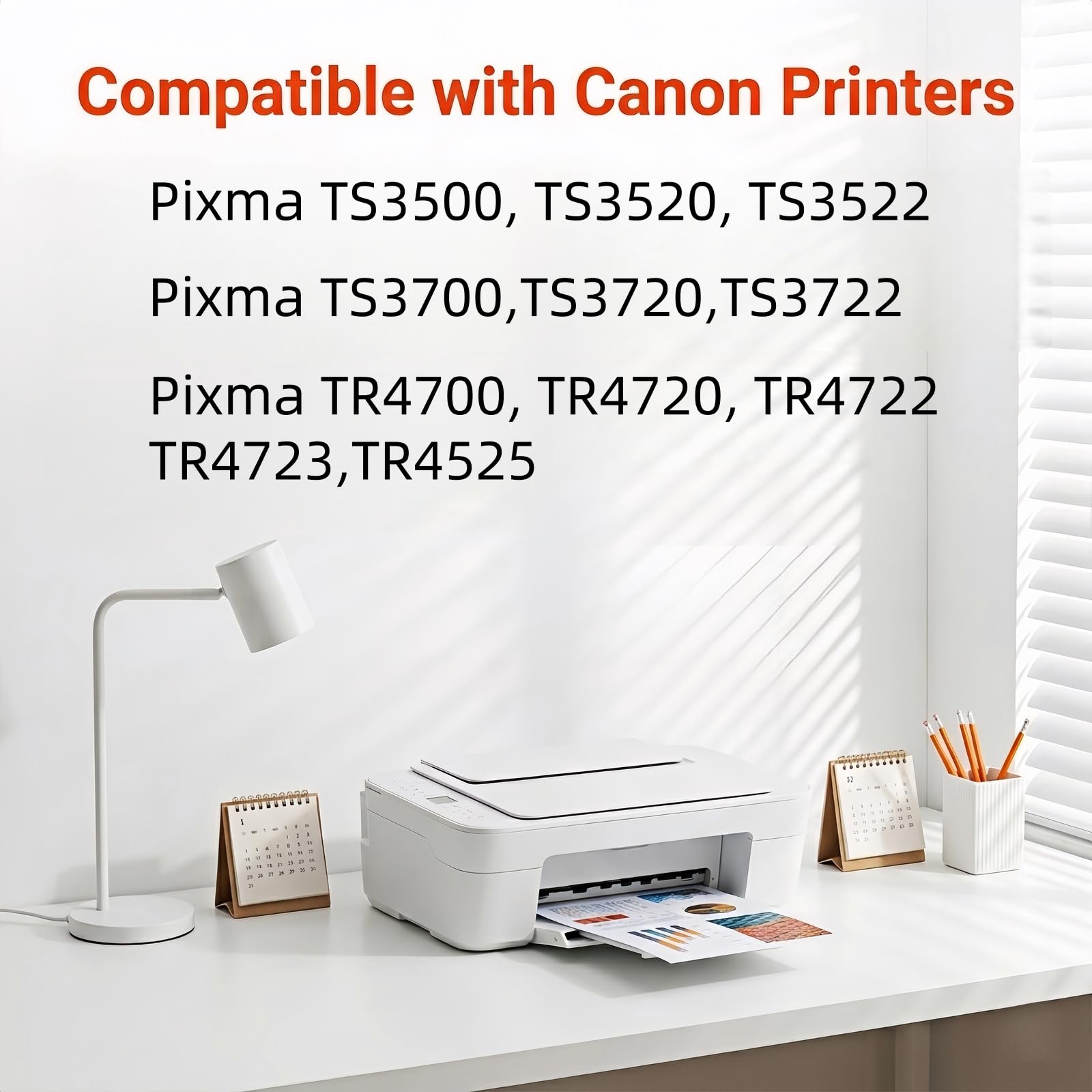 275XL Black Ink Cartridge Replacement for Canon Ink 275 275XL Black PG-275 PG-275XL Works for Canon PIXMA TR4720 TS3720 TS3500 TS3522 TS3520 TS3722 TR4700 TR4722 TR4723(2 Black)