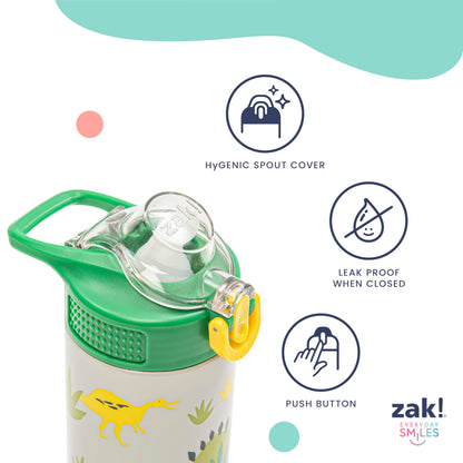 Zak Designs Kpop Demon Hunters Sage 19oz Leak-Proof Straw Kids Water Bottle Zak Designs