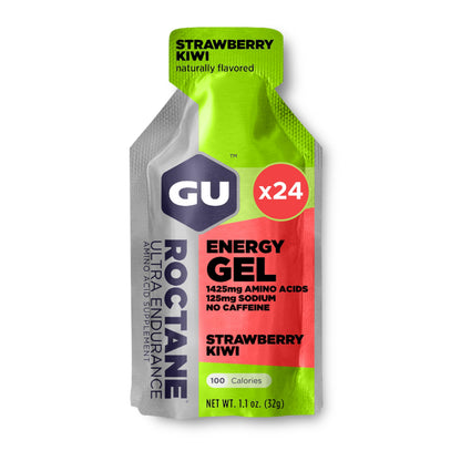 GU Roctane Ultra Endurance Energy Gel - Strawberry Kiwi (24 Pack)