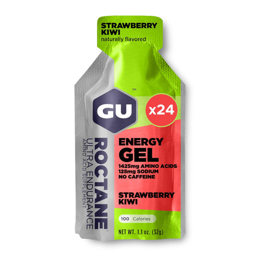 GU Roctane Ultra Endurance Energy Gel - Strawberry Kiwi (24 Pack)