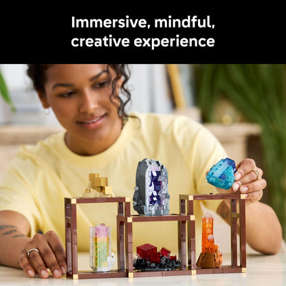 LEGO Ideas Mineral Collection Building Set for Adults, Ages 18+ - Bedroom or Office Decor with 3 Display Shelves - Unique Gift Idea for Men & Women - 21362 🍁 All In One Marketplace Canada