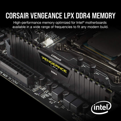 CORSAIR Vengeance LPX DDR4 RAM 32GB (2x16GB) Up to 3200MHz CL16-20-20-38 1.35V Intel XMP AMD EXPO Computer Memory – Black (CMK32GX4M2E3200C16) 🍁 All In One Marketplace Canada