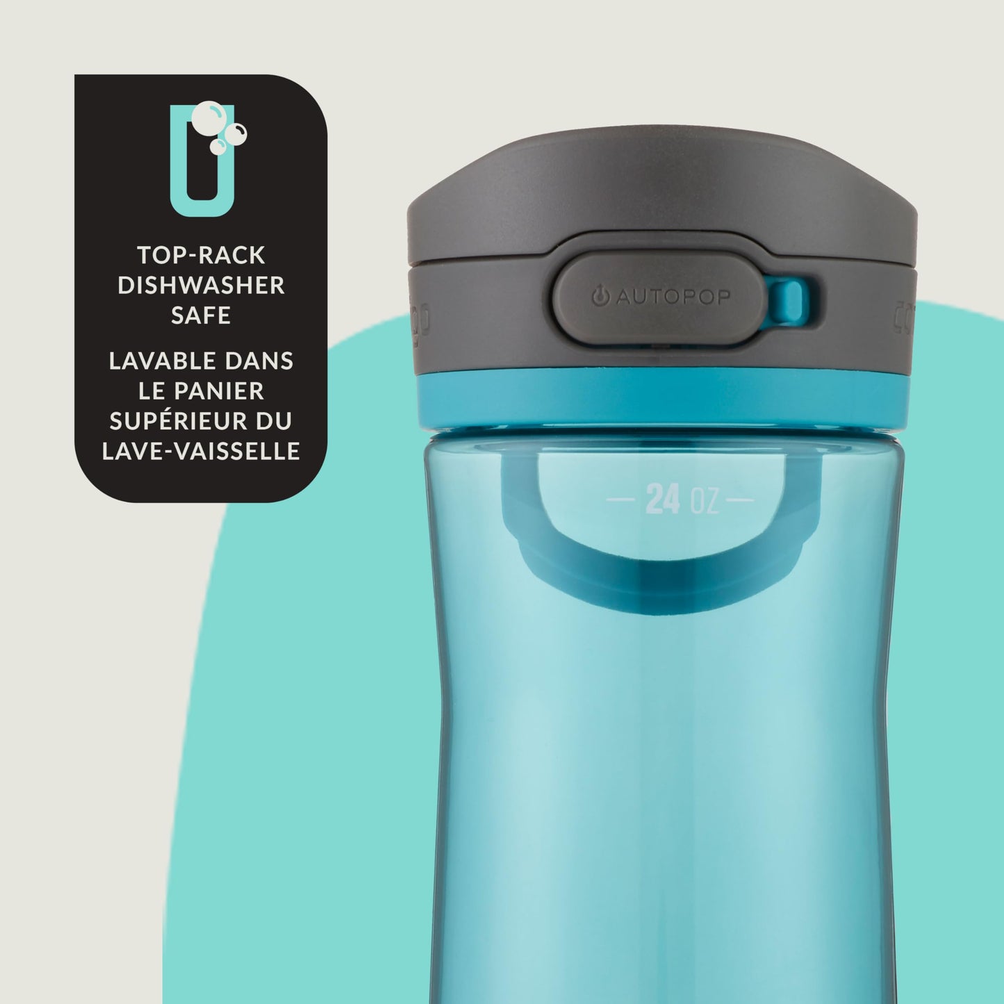 Contigo Jackson 2.0 Tritan Water Bottle with AUTOPOP Lid, 24 oz (709 mL), Juniper 🍁 All In One Marketplace Canada