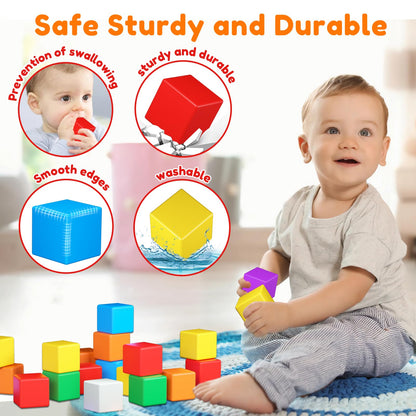 KAEILORU Magnetic Blocks for Kids 3-5 45PCS Toddler Magnet Building Tiles 🍁 All In One Marketplace Canada